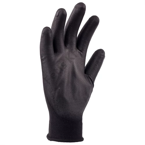 EHS PU mártott szerelőkesztyű fekete 10