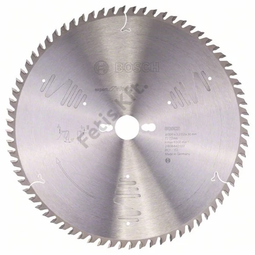 Bosch körfűrészlap 300x30/72 Expert for Wood
