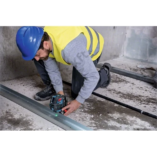 Bosch GCL 2-50 G zöld kombilézer + RM 10 Tartó + fali tartó