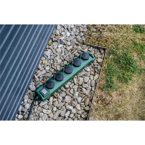 Brennenstuhl Super Solid SL 554 DE kültéri elosztó IP54 5 dugalj (5m, H07RN-F, 3G1,5, ipari)