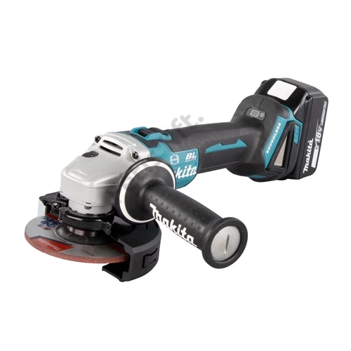 Makita DGA506RTJ 18V Li-ion BL 125mm sarokcsiszoló 2x5.0Ah