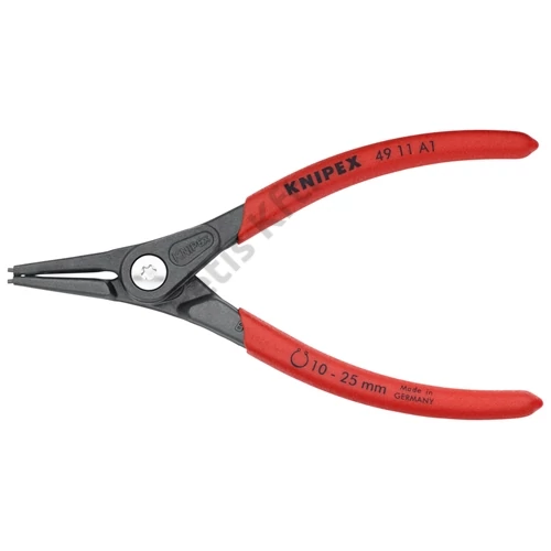Knipex Precíziós seeger-fogó külső szürkére foszfátozott 140 mm