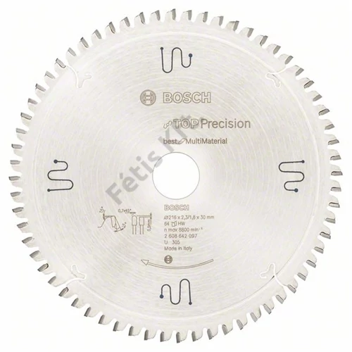 Bosch körfűrészlap 216x30/64 Top Precision Best for MultiMaterial