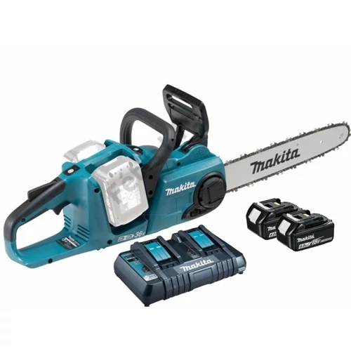 Makita DUC353PG2 2x18V LXT Li-ion BL láncfűrész 35cm, 3/8, 1.1mm 2x6.0Ah + DT