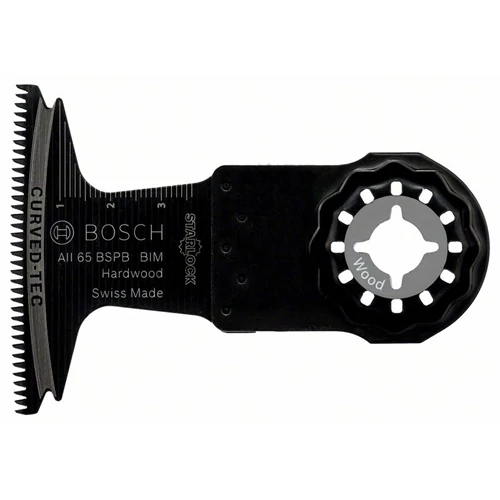 Bosch fűrészlap 65x40 mm AII 65 BSPB BIM, keményfa, Curved-Tec
