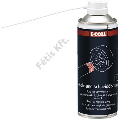 E-Coll fúró- és vágóolaj spray 400ml