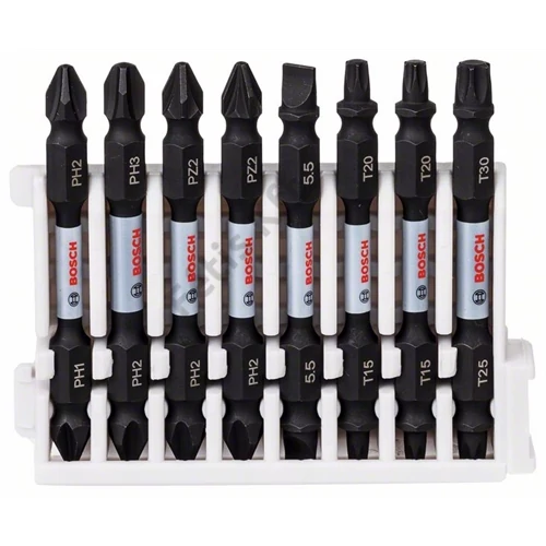 Bosch Impact Control kétvégű bit készlet 65 mm, 8 részes