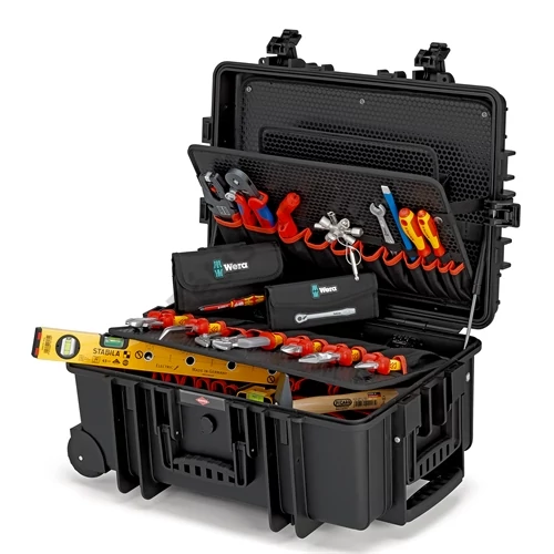 Knipex Robust45 szerszámkoffer 63 villanyszerelő szerszámmal (Elektro)