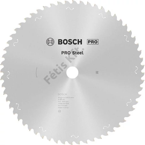Bosch PRO Steel körfűrészlap, vezetékes, 305 x 2,2 x 25,4 mm, T60