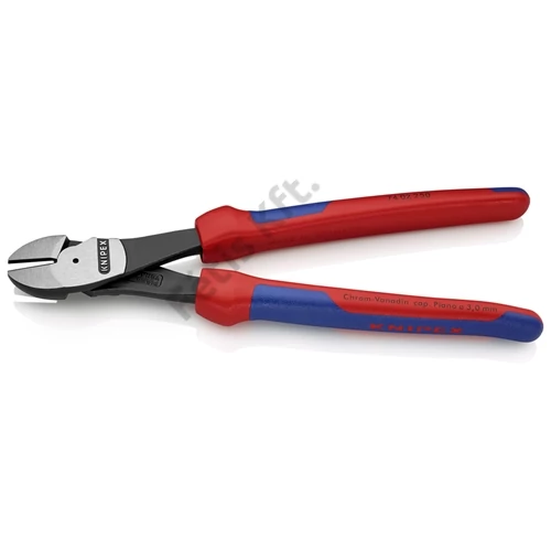 Knipex Erőkímélő oldalcsípő fogó feketére foszfátozott 250 mm