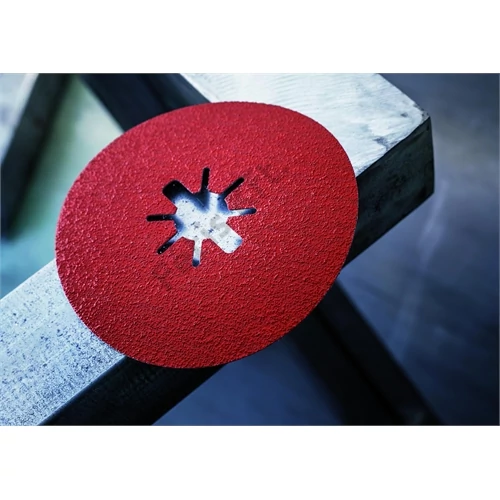 Bosch EXPERT R782 Prisma Ceramic X-LOCK Fibre Disc kerámiaszemcsés fíbertárcsa, 115 mm, 22,23 mm, G 120, 5 db