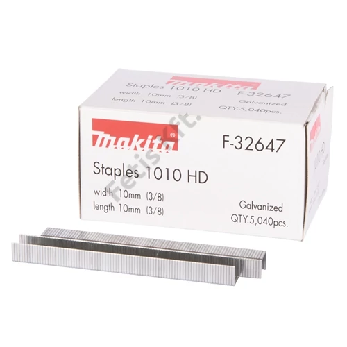 Makita tűzőkapocs 10x10mm fényes DST220/DST221 50X100db