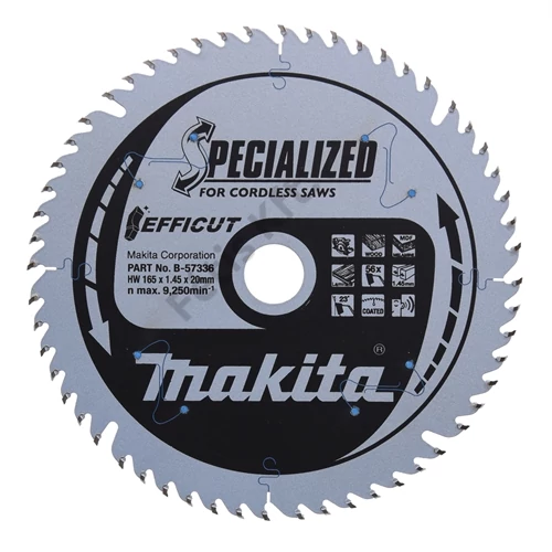 Makita EFFICUT merülő körfűrészlap 165x20mm Z56