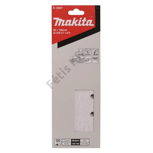 Makita csiszolópapír 93x185mm P100 10db