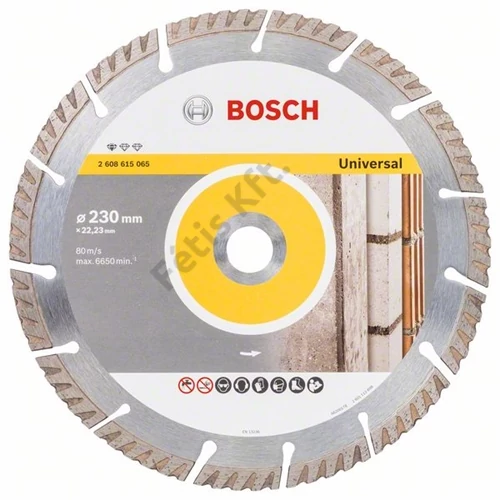 Bosch vágókorong, gyémánt 230x2.6x22.23 mm univerzális