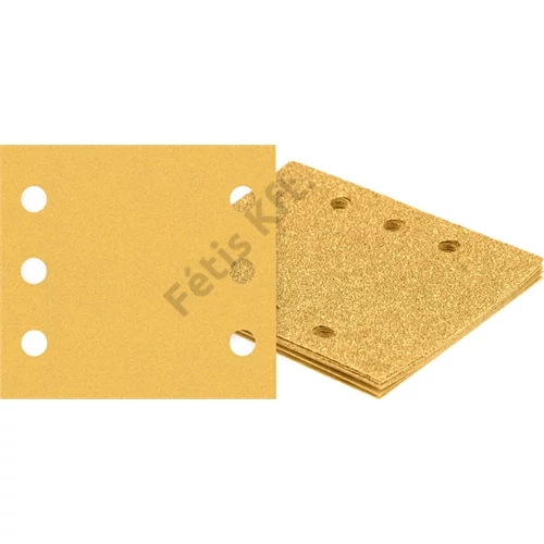 Bosch Expert C470 tépőzáras csiszolópapír fához&festékhez, 10 db 115x107 mm, P240, 6 lyuk