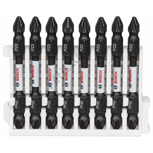Bosch Impact Control kétvégű PH2-PZ2 bit, 8 db 65 mm