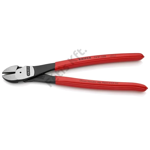 Knipex Erőkímélő oldalcsípő fogó feketére foszfátozott 250 mm