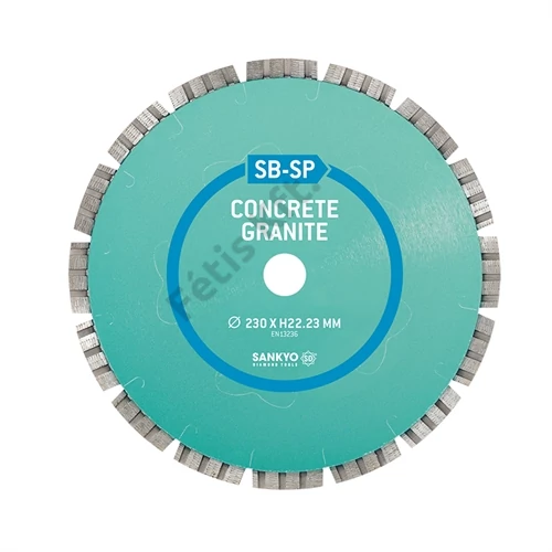Sankyo gyémánttárcsa 300x22.23mm beton