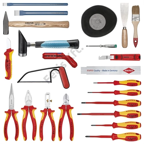 Knipex Classic szerszámtáska 23 villanyszerelő szerszámmal (Elektro)