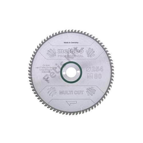 Metabo körfűrészlap HW/CT 315x30.96FZ/TR5°neg