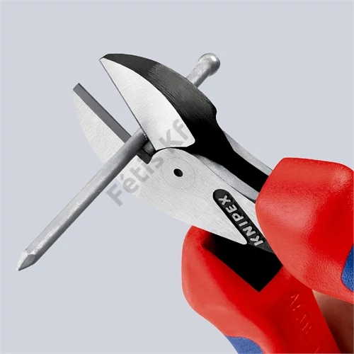 Knipex X-Cut Kompakt oldalcsípő fogó nagy áttételű krómozott 160 mm