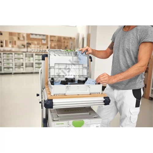 Festool csiszolópapír készlet Systainer-ben SYS-STF 80x133 GR-Set Granat P60-220 100 részes