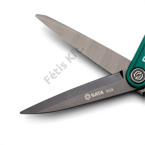 SATA általános célú olló 100mm hosszú pengével, gumi markolattal