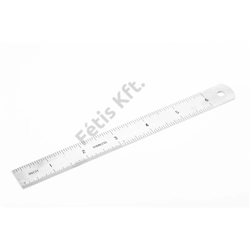 SATA acélvonalzó 150mm