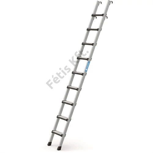 Zarges Csavarozott lépcsős beakasztható polclétra elox 1x9 Comfortstep LH