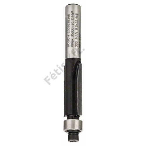 Bosch keményfém színelő maró (2 vágóél) 9.5x25.4 68 mm d:8 mm