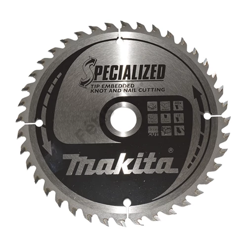 Makita körfűrészlap SZÖG, CSOMÓSFA 165x20mm Z40