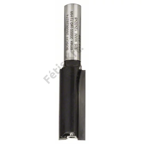 Bosch keményfém horonymaró (2 vágóél, hosszú kialakítás) 12x32 62 mm d:8 mm
