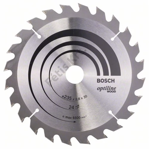 Bosch körfűrészlap 235x25/24 Optiline Wood