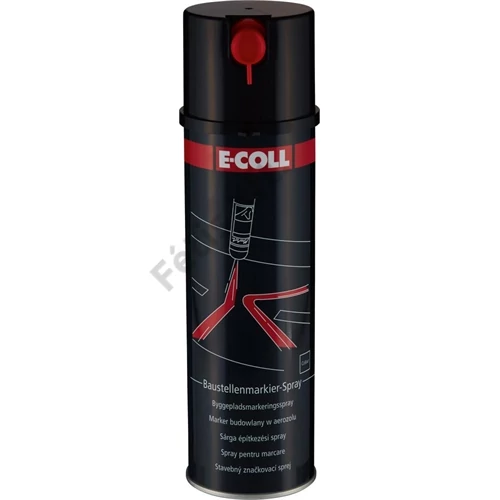 E-Coll BLACK Line jelölő spray fekete 500ml