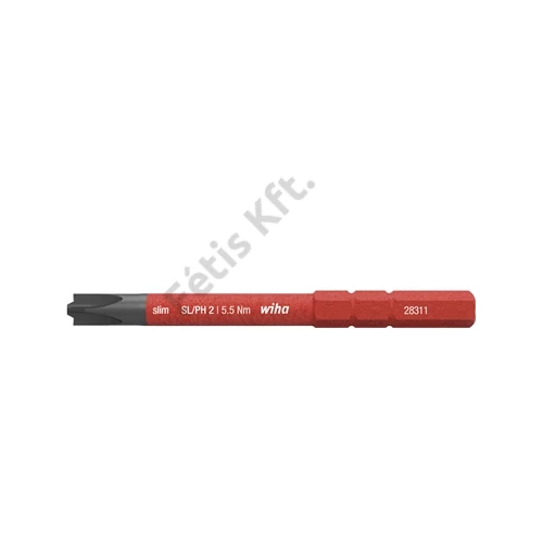 Wiha slimBit electric bit PlusMinus/Phillips SL/PH2 x 75 mm (34588)