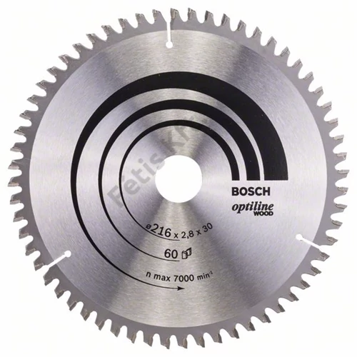 Bosch körfűrészlap 216x30/60 Optiline Wood
