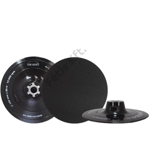 Abraboro tépőzáras gumitányér 115 mm / M14