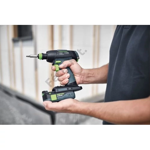Festool T18+3 Basic 4.0 akkus fúró-csavarbehajtó + ajándék akku (töltő nélkül) T