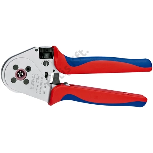Knipex négy tüskés sajtoló fogó csavart érintkezőkhöz krómozott 250 mm