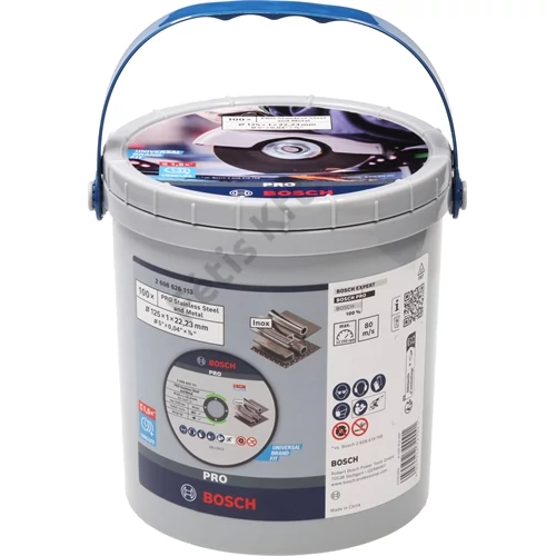 Bosch vágókorong 125x1mm INOX egyenes WA 60 T BF