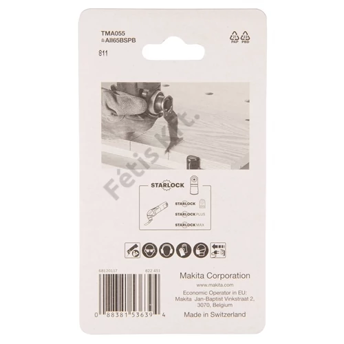 Makita TMA055 multi vágólap KEMÉNY FA 14TP h:65mm,sz:40mm BIM