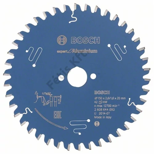 Bosch körfűrészlap 150x20/42 Expert for Aluminium