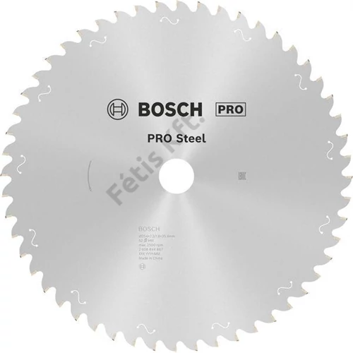 Bosch PRO Steel körfűrészlap, vezetékes, 254 x 2,2 x 25,4 mm, T52
