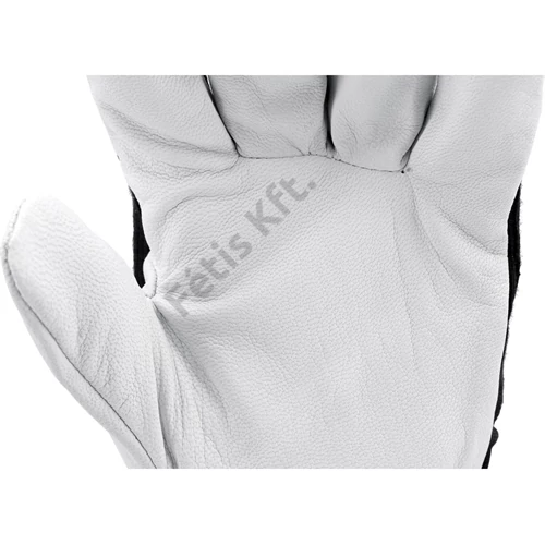 YATO Munkavédelmi kesztyű 9 bőr-pamut fekete (YT-746391)