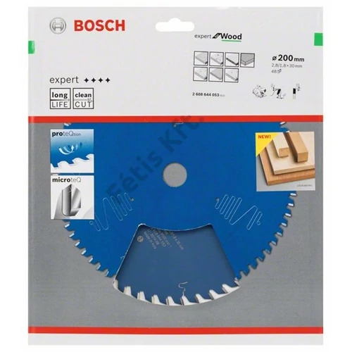 Bosch körfűrészlap 200x30/48 Expert for Wood