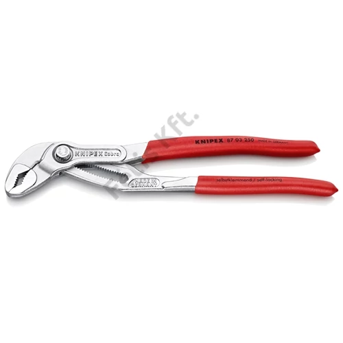Knipex Cobra Hightech vízpumpafogó krómozott 250 mm (bliszter)