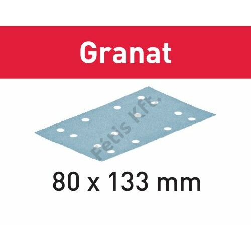 Festool csiszolócsíkok Granat STF 80x133 P150 GR/100 (100db/karton)
