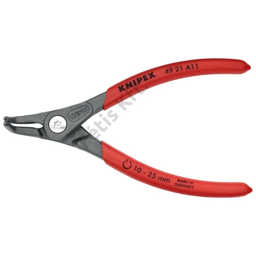 Knipex seeger-fogó külső hajlított A11 rugós 130 mm