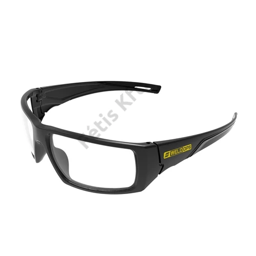 ESAB WeldOps XF-300 szemüveg fekete keret, víztiszta lencse
